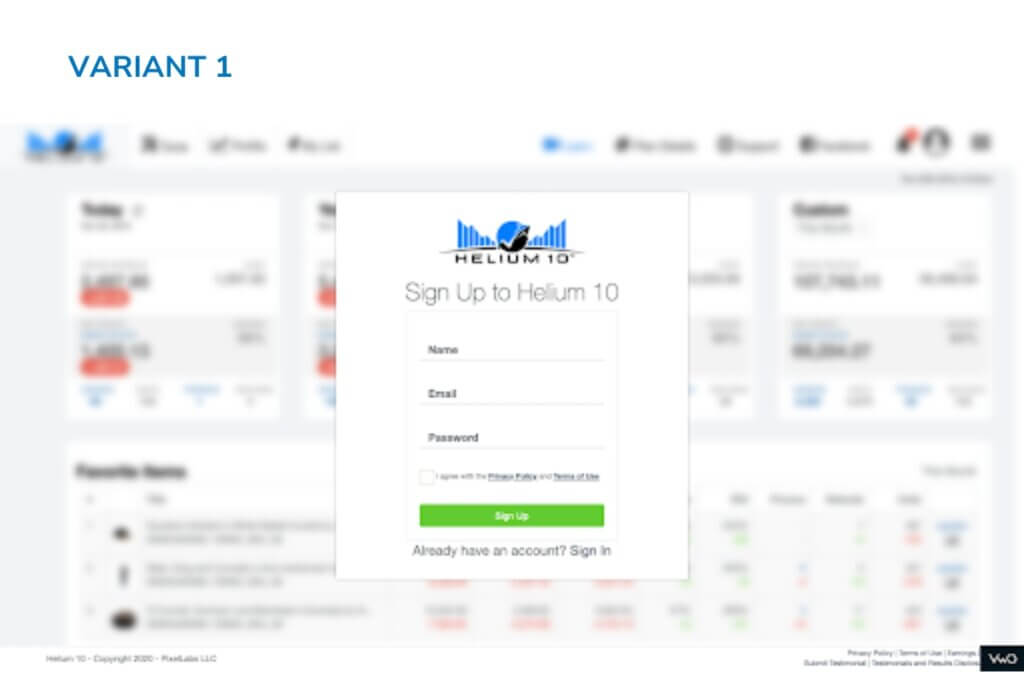 helium 10 user registration variant 1