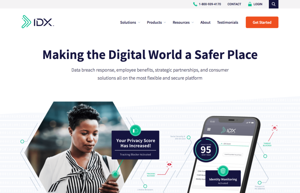 idx home page shows how to increase conversions