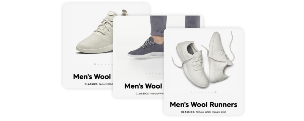 allbirds product images