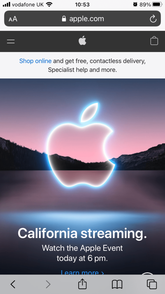 apple mobile checkout