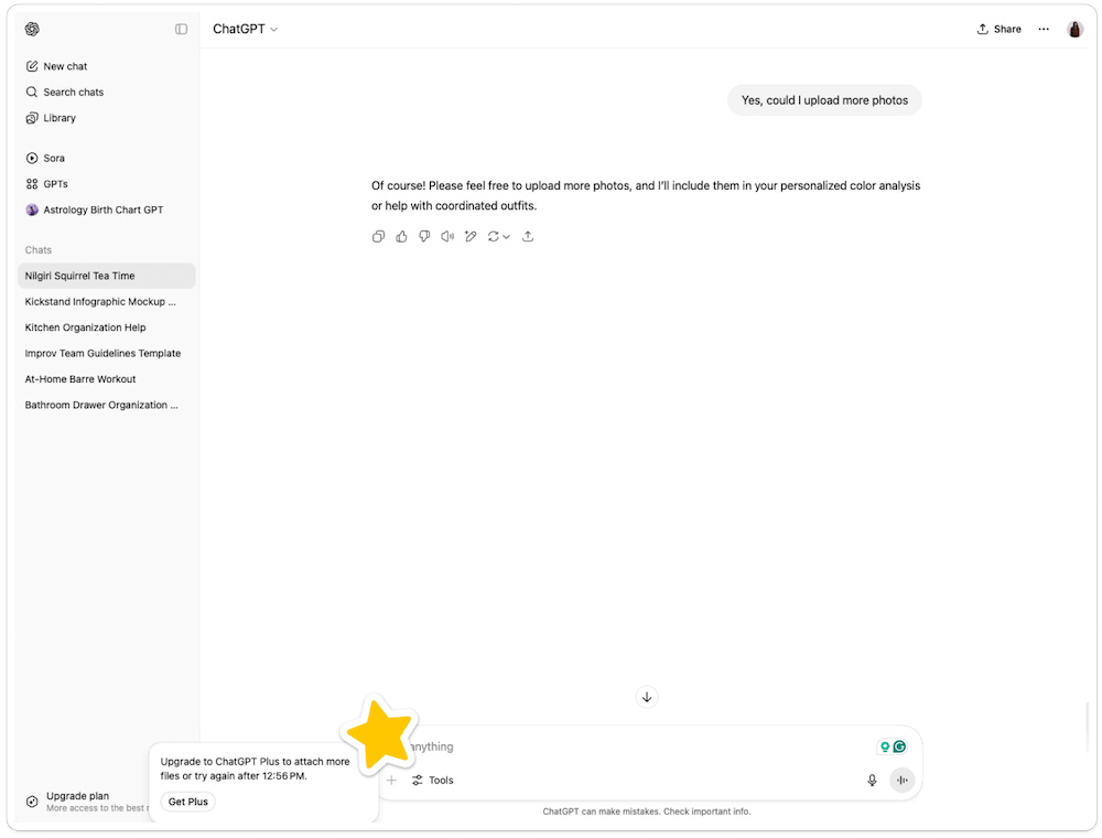 A screenshot from ChatGPT as an example of effective SaaS growth strategies.