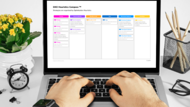 person working on theme-based roadmap